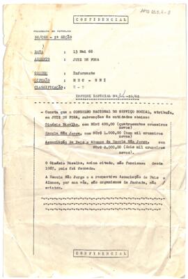 Informe especial confidencial nº 34-2S/68, de SG/CSN - 2ª seção