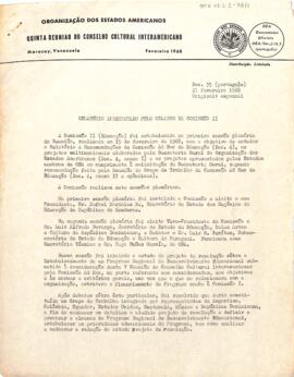 Relatório OEA/Ser./J/11.7 Doc.95 da comissão II