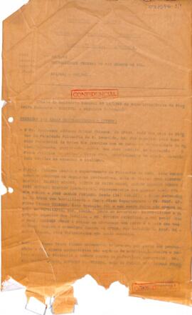 Informação confidencial nº 071/DSI/MI/1968, da DSI do Ministério do Interior