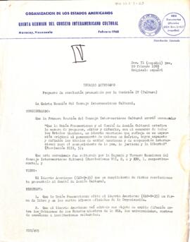 Resolução OEA/Ser./J/11.7 Doc.71 da comissão IV