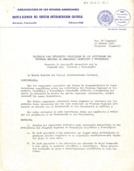 Resolução OEA/Ser./J/11.7 Doc.80 da comissão III