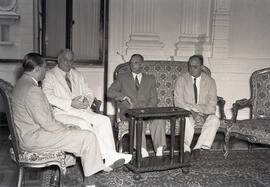 A. J. Renner e Alcides Gonzaga em visita ao governador Walter Jobim