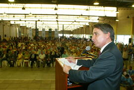 Governador Germano Rigotto participa do lançamento do Programa de Inclusão Social. Autor: Nabor Goulart