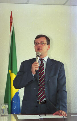 Secretário dos Transportes, Luiz Roberto de Albuquerque, no Palácio Piratini. Autor: Luiz Abreu