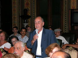 Homenagem ao escritor gaúcho Manoelito de Ornellas na Biblioteca Pública de Porto Alegre. Autor: Alfonso Abraham