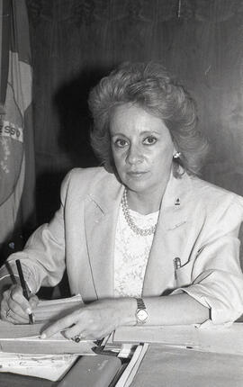 Secretária da Educação, Neuza Celina Canabarro Elizeire