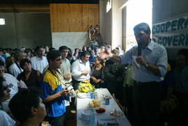 O governador Germano Rigotto inaugura sede da prefeitura de Capão do Cipó. Autor: Jefferson Bernardes