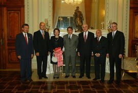 O Governador Germano Rigotto durante jantar do 5º Encontro dos Embaixadores. Autor: Jefferson Bernardes