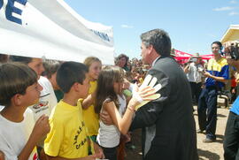 O governador Germano Rigotto durante a inauguração da cervejaria Colônia, em Santa Maria. Autor: Jefferson Bernardes