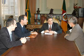 Governador Germano Rigotto recebe empresários da Zaraplast. Autor: Paulo Dias