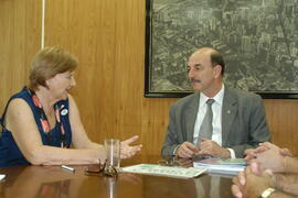 Secretário da Saúde, Osmar Terra, recebe  Zilda Arns da Pastoral da Criança. Autor: Ivan de Andrade